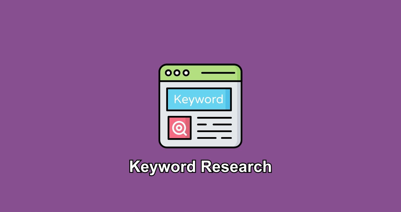 eCommerce SEO Keyword Research and Optimization