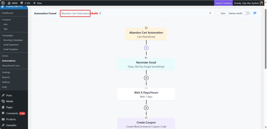 Abandon Cart Automation 2