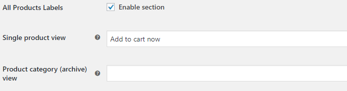 Add to Cart Button Labels for WooCommerce - All Products Labels Options