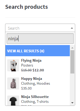 Essential WooCommerce Plugins - Live Search for WooCommerce