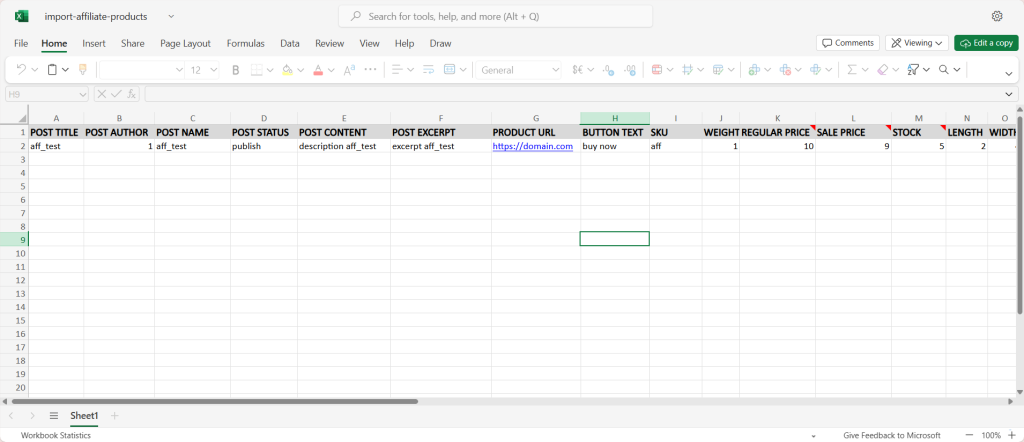 All in one. Affiliate Products Sample