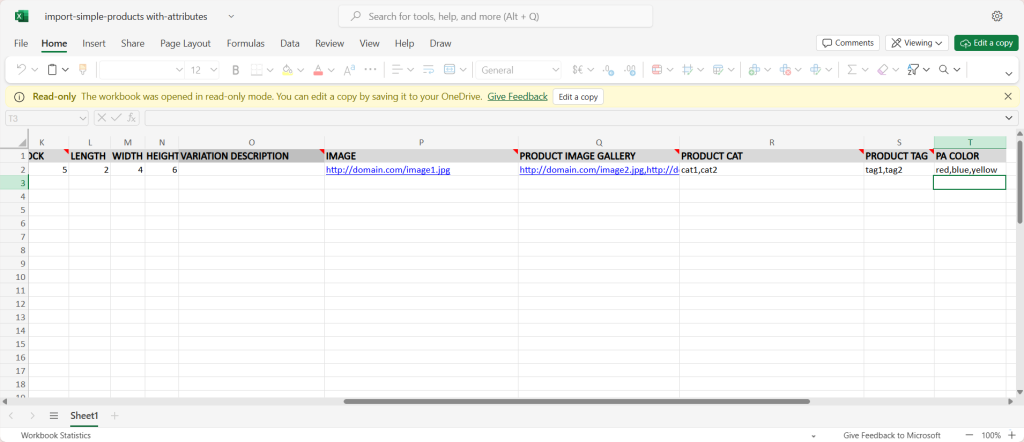 All in one. sample file with attributes