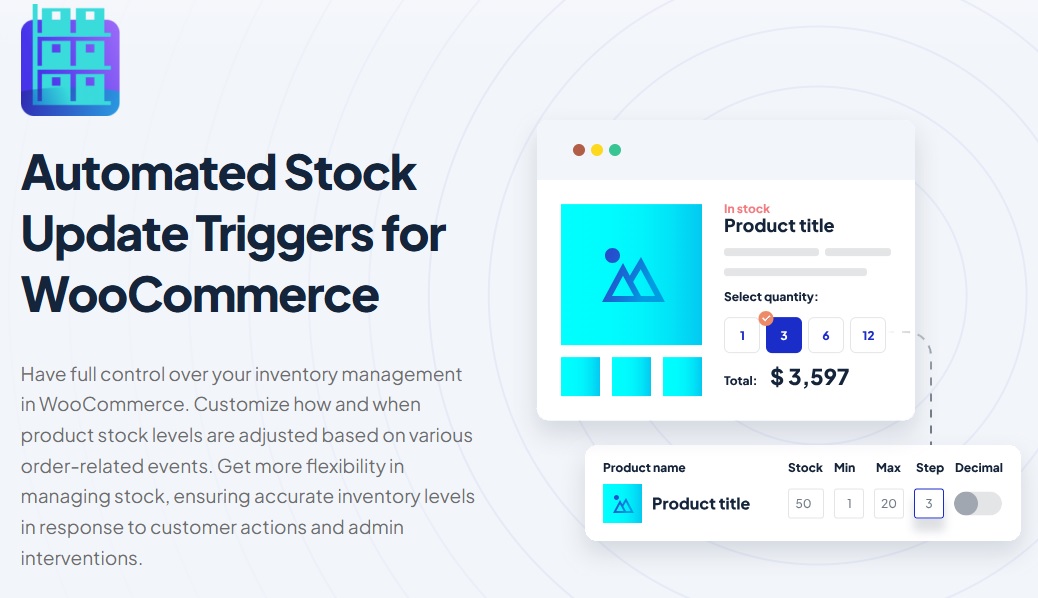 Automated Stock Update Triggers for WooCommerce