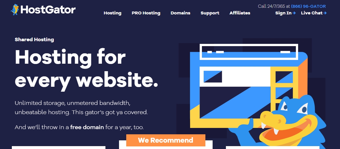 Best Web Hosting for WooCommerce - Hostgator