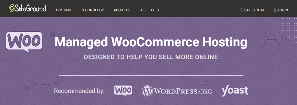 Best Hosting for WooCommerce - SiteGround