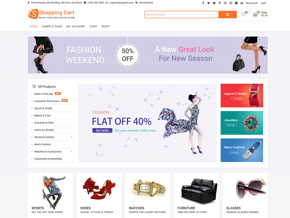 Best WooCommerce Themes - ShoppingCart