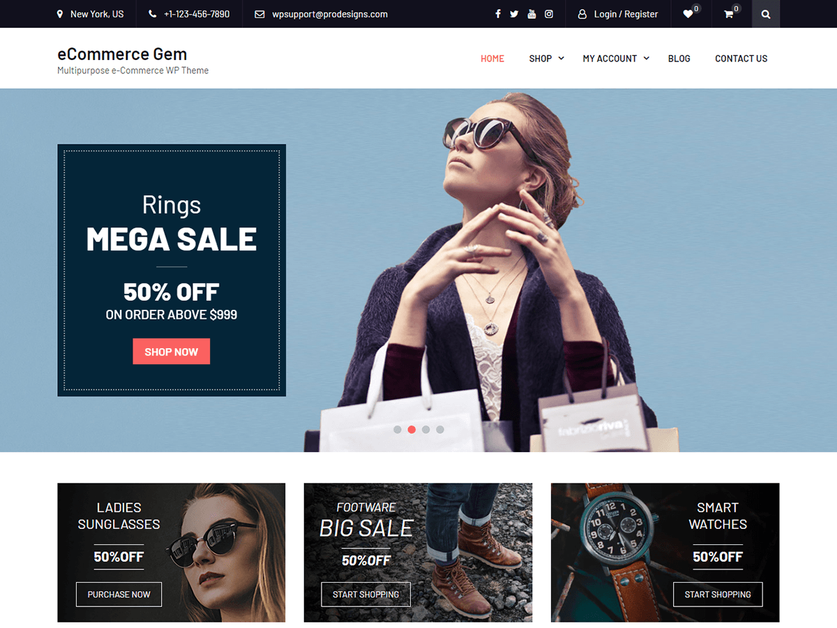 Best WooCommerce Themes - eCommerce Gem