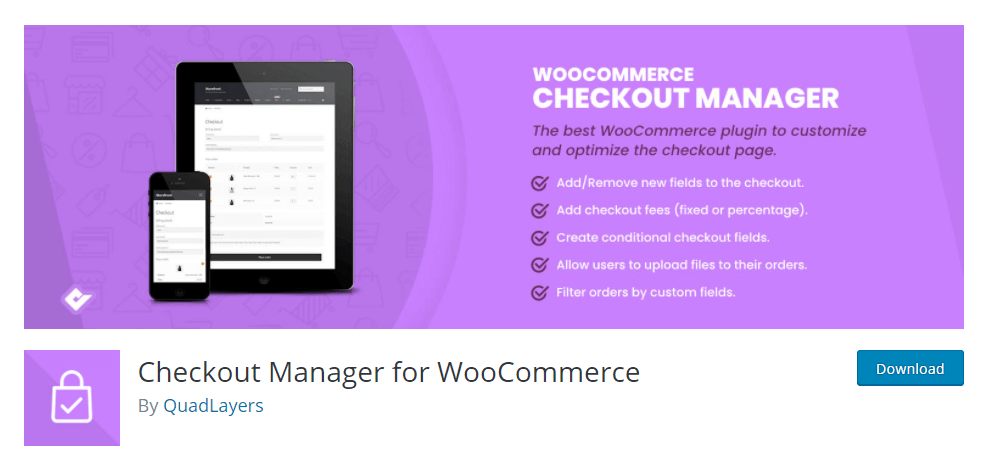Checkout Manager for WooCommerce by QuadLayers