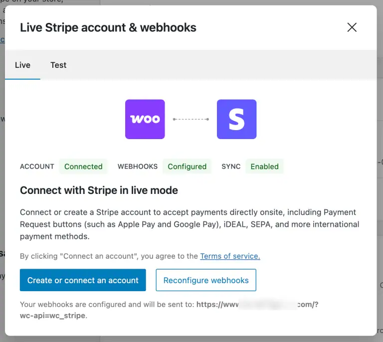 Connect your Stripe account