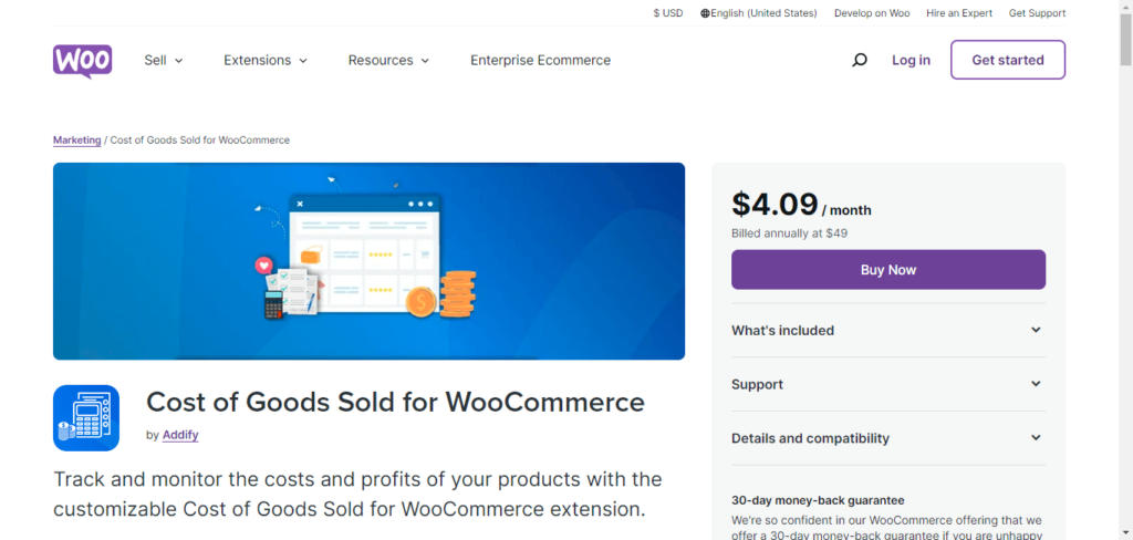 Cost of Goods Sold for WooCommerce by Addify