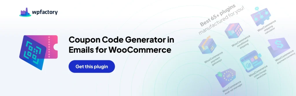 Coupon Code Generator in Emails for WooCommerce