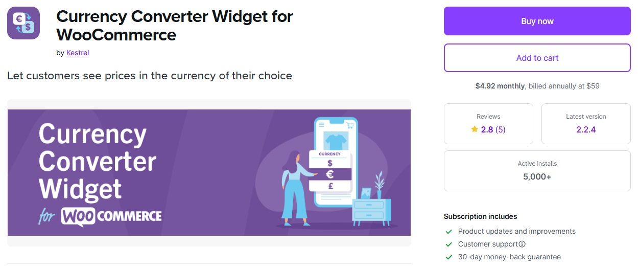 Currency Converter Widget for WooCommerce