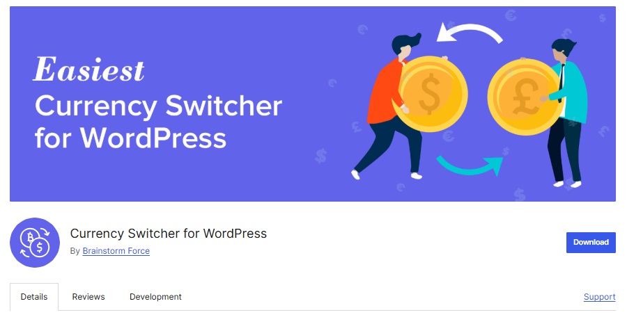 Currency Switcher for WordPress