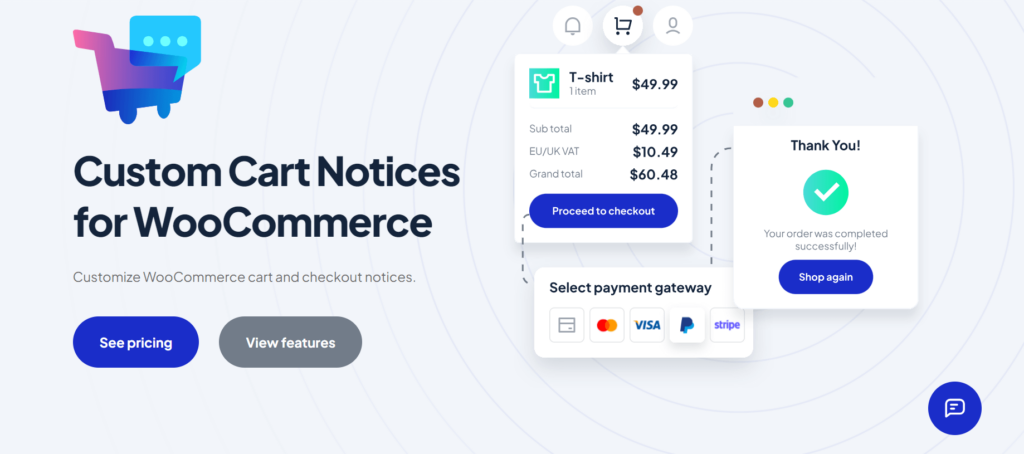 Custom Cart Notices for WooCommerce