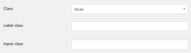 Custom Checkout Fields for WooCommerce - Field Options - Style