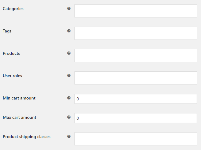 Custom Checkout Fields for WooCommerce - Field Options - Visibility