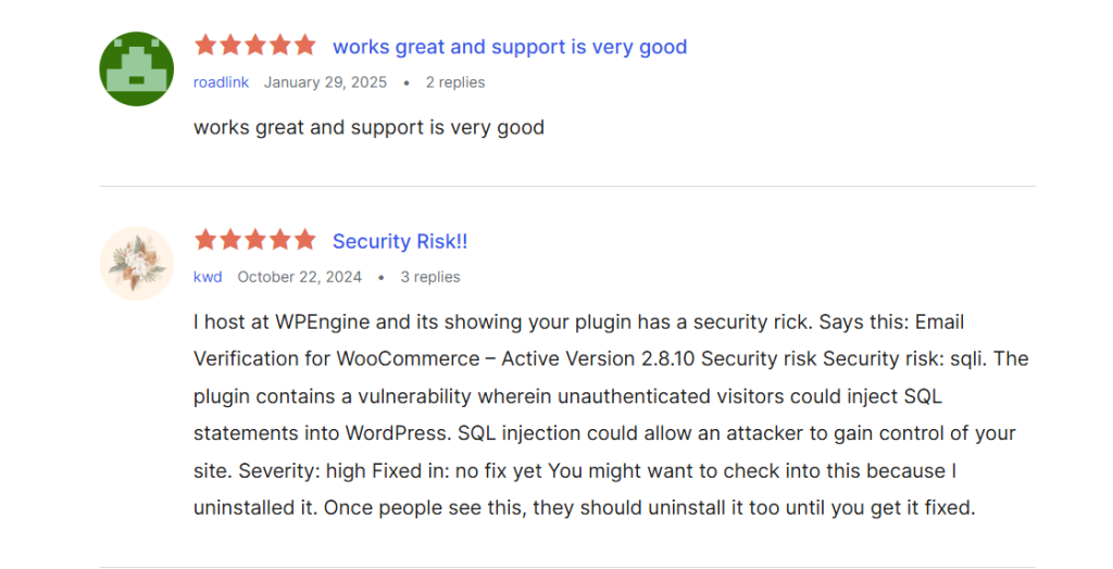 Customer Email Verification for WooCommerce – WordPress plugin WordPress org 12 11 2025 06 22 PM