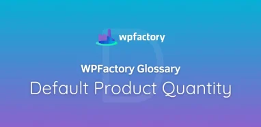 Default Product Quantity