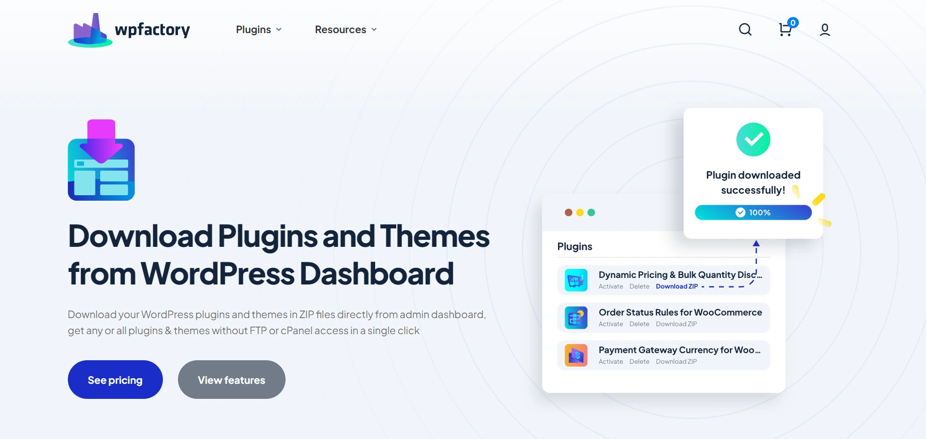 Download Plugins and Themes from WordPress Dashboard - Hero Image