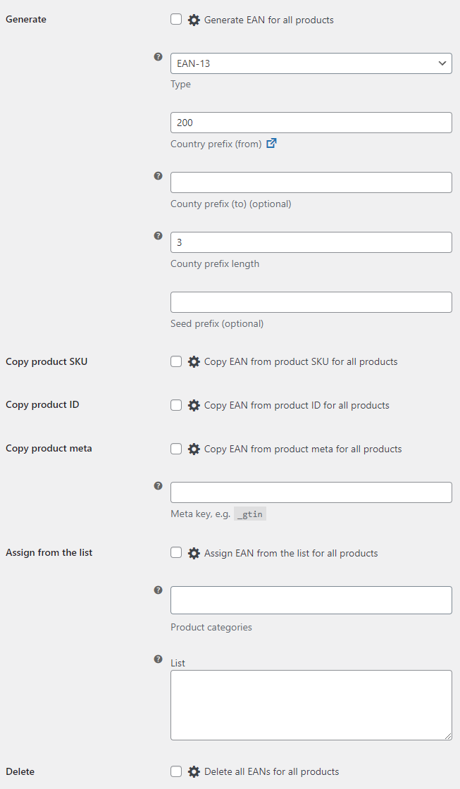 EAN and Barcodes for WooCommerce - Product Tools