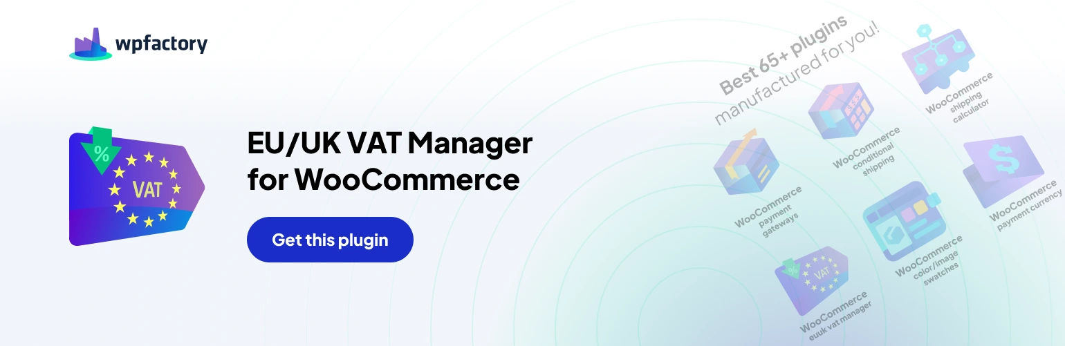 EU VAT Manager for WooCommerce