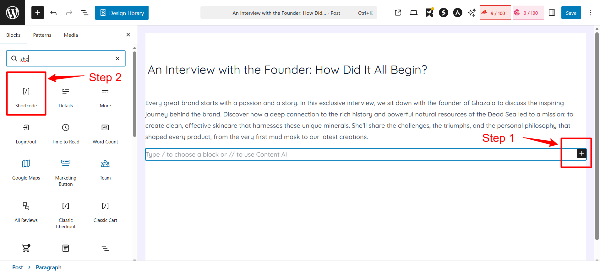 Edit Post An Interview with the Founder How Did It All Begin ‹ E Commerce Store — WordPress 02 09 2026 11 08 AM