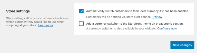Enable Woocommerce Multi Currency Step 3-1