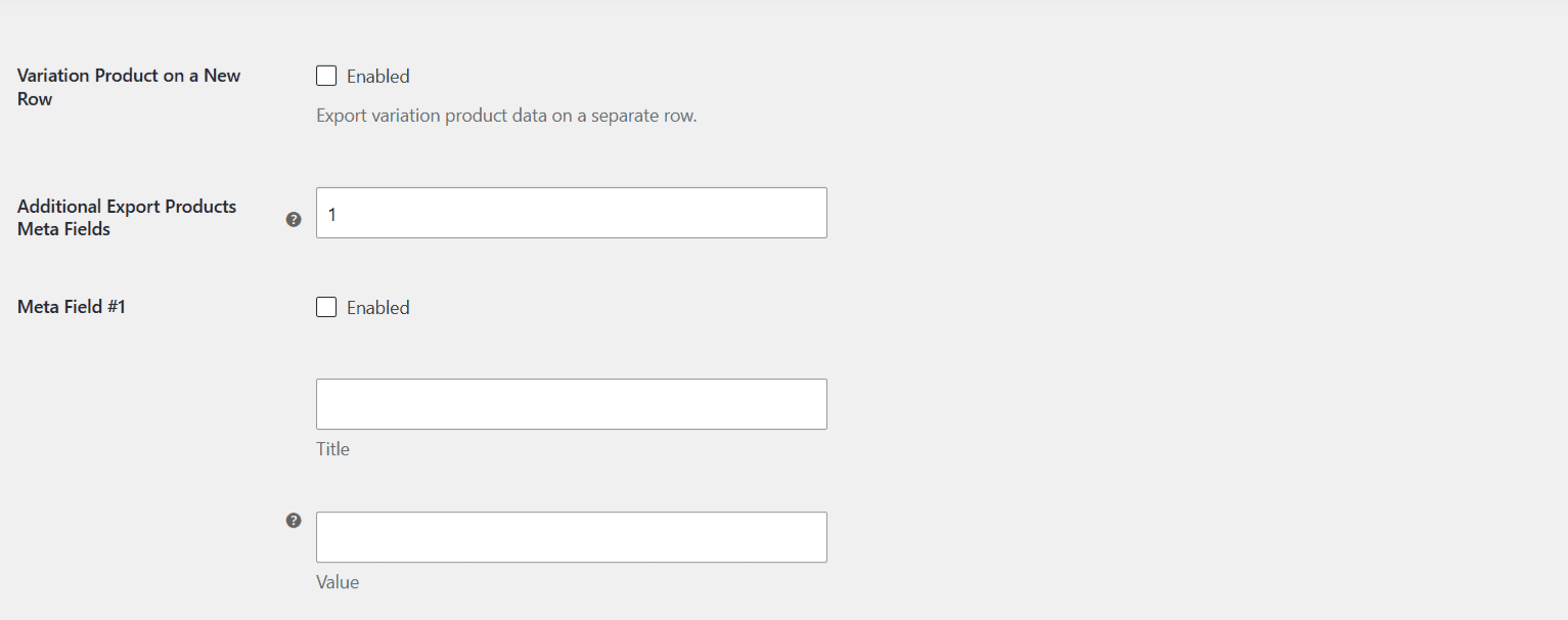 Export WooCommerce additional meta fields in Pro