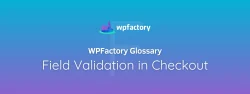 Field Validation in Checkout