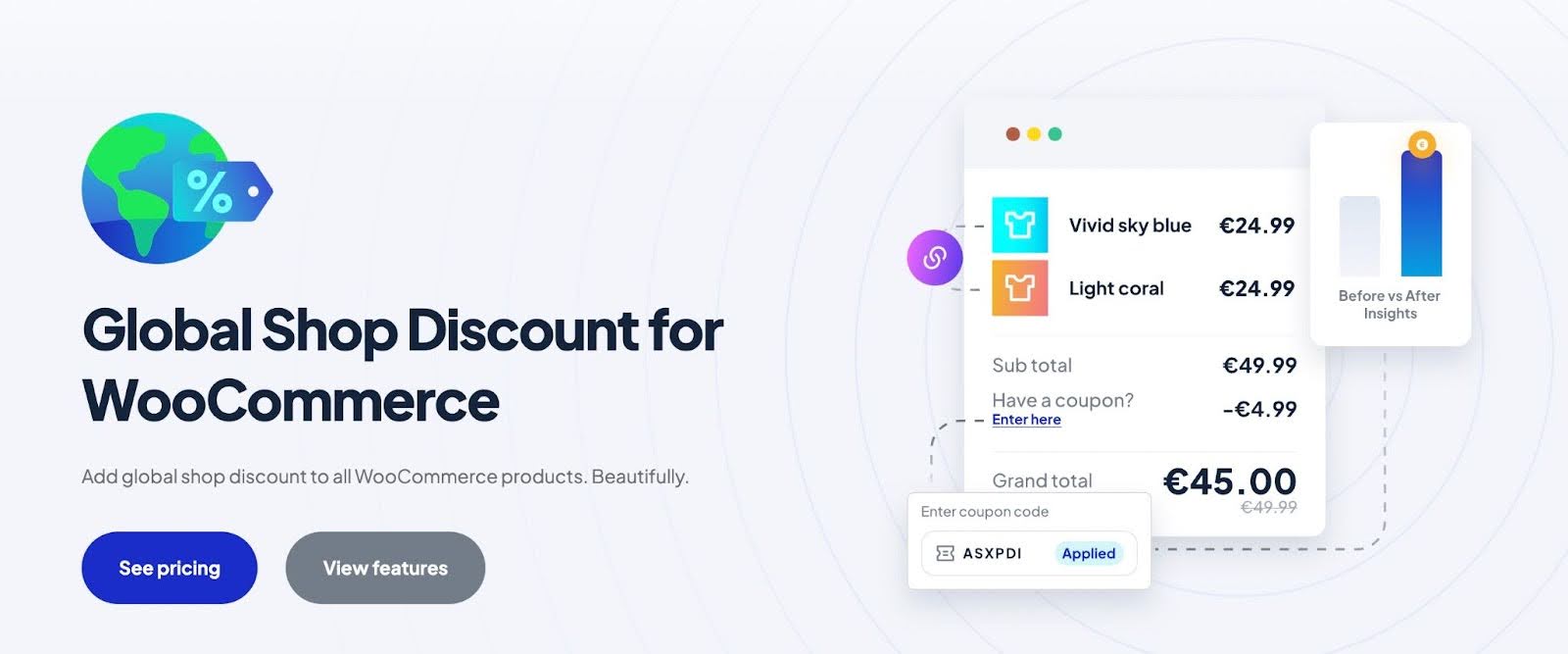 Global Shop Discount for WooCommerce
