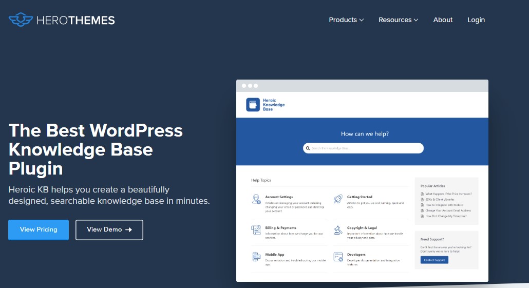 Heroic Knowledge Base Plugin for WordPress