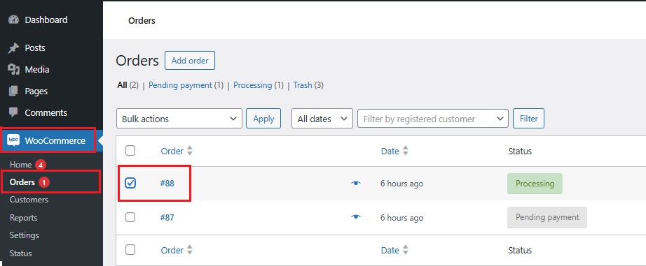 How to Change Order Status in WooCommerce