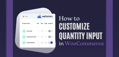 How to Customize Quantity Input in WooCommerce