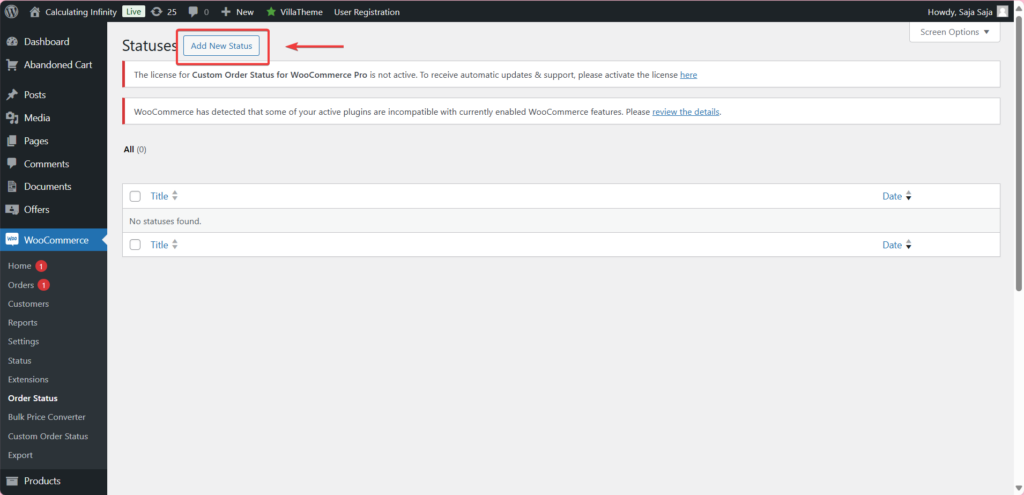 How to Customize Your Order Status for WooCommerce - Step4(2)