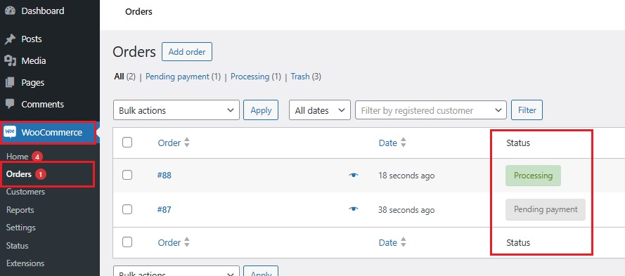 How to Get Order Status in WooCommerce