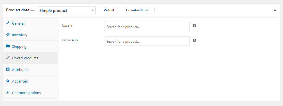 How to Get Started with WooCommerce - Setting up a product - Tabs - Linked Products