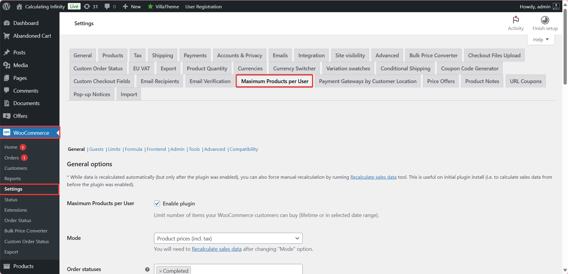 How to Set Maximum Purchase Limits in WooCommerce - Step2