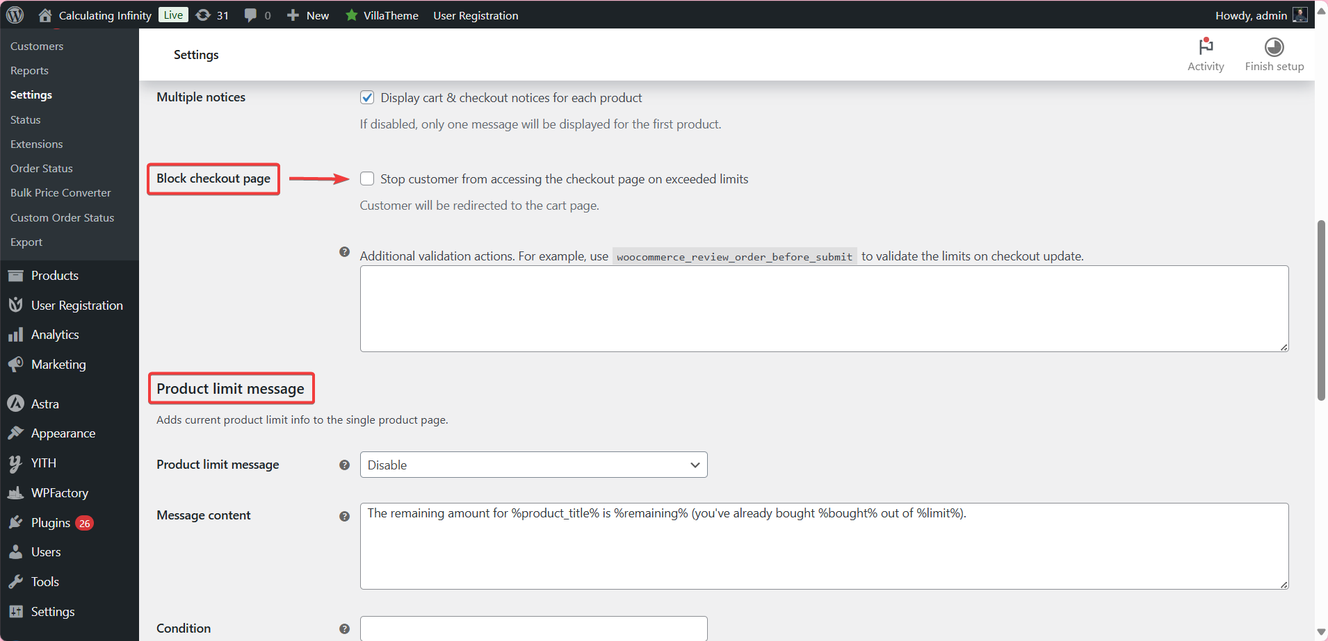 How to Set Maximum Purchase Limits in WooCommerce - Step7(2)