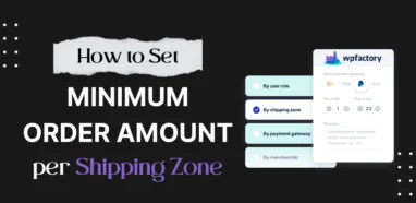 How to Set Minimum Order Amount per Shipping Zone