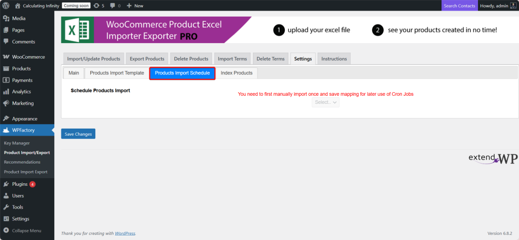 Import export products. step83