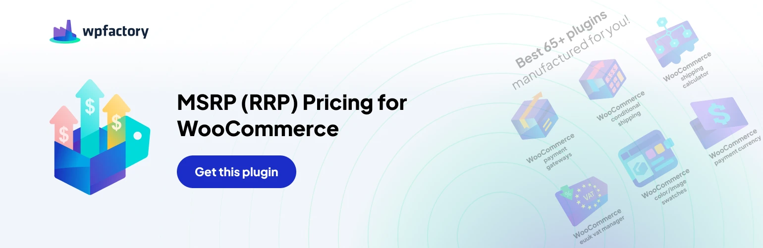 MSRP (RRP) Pricing for WooCommerce