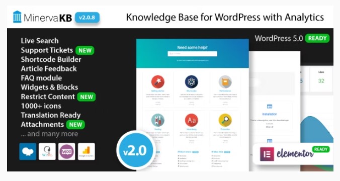 MinervaKB Knowledge Base Plugin for WordPress