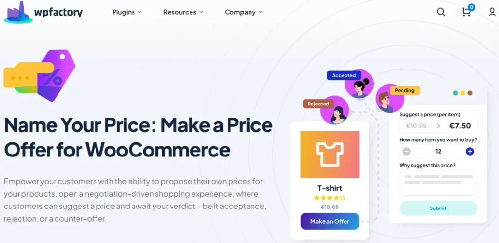 Name Your Price- Make a Price Offer for WooCommerce