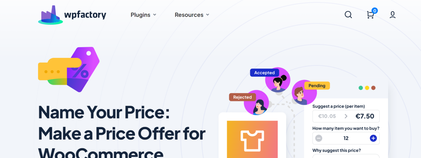 Name Your Price Make a Price Offer for WooCommerce by Wp-Factory