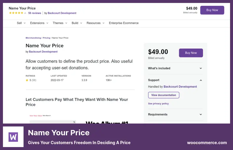 Name Your Price by Backcourt Development