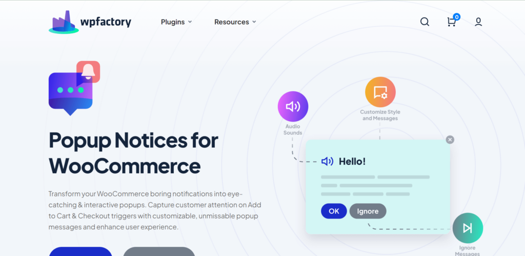 Popup Notices for WooCommerce Plugin by WPFactory