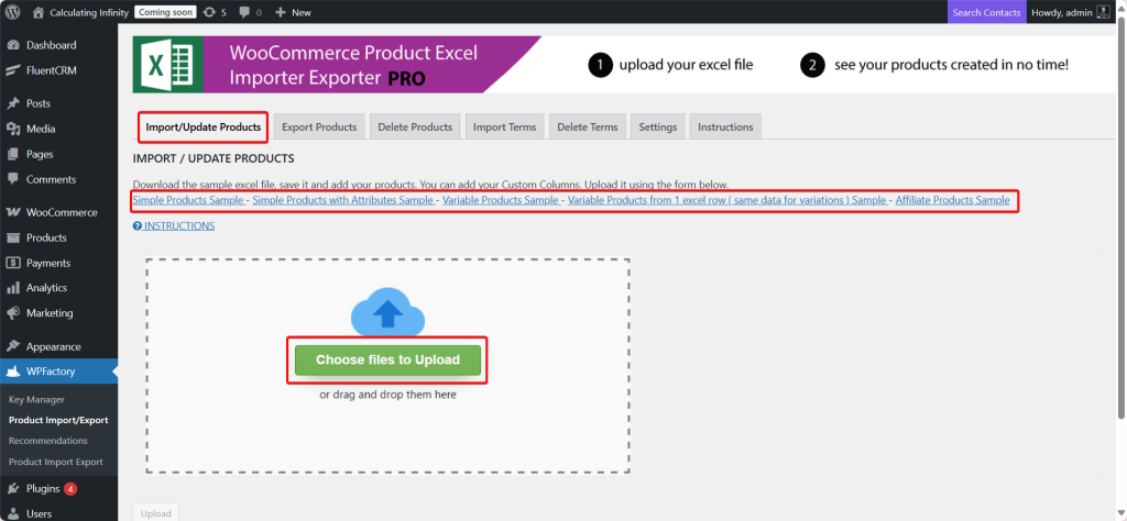Product import export. step3 1
