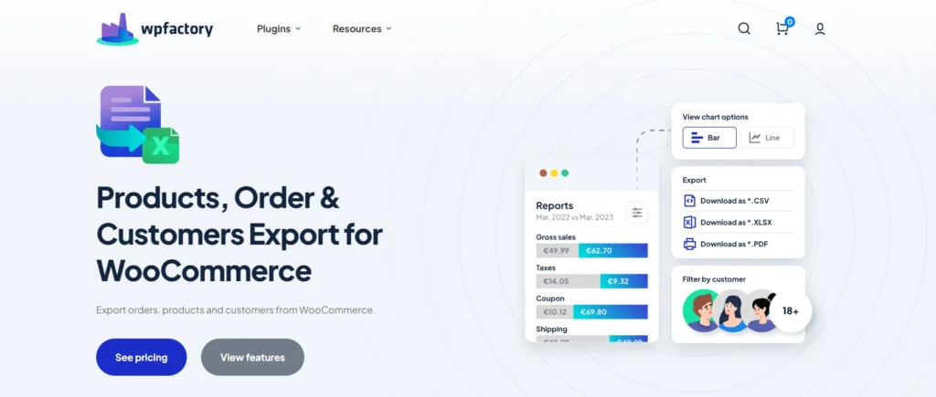 Products, Order & Customers Export for WooCommerce