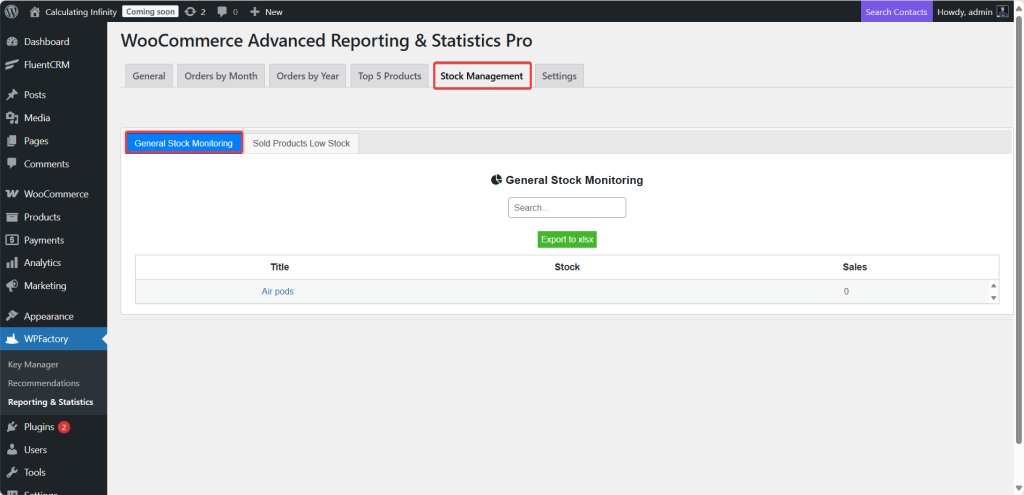 Reports . Step6