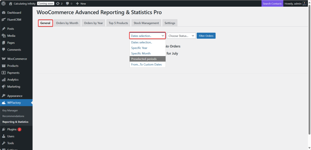 Reports. step3